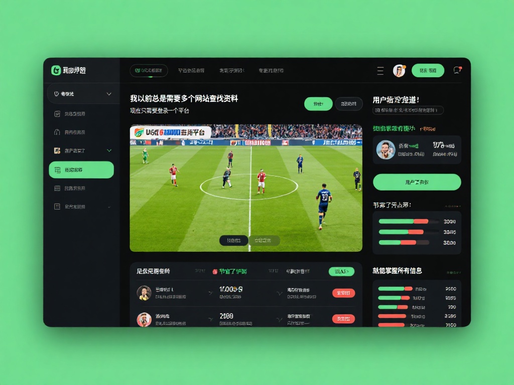 以足球赛事为例，平台会为用户呈现每场比赛的详细数据